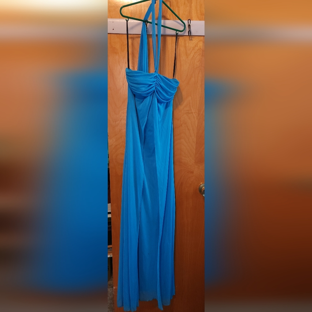 Blue dress